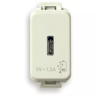 Vimar Зарядное устройство с разъемом USB C 5V 1,5A, 1модуль, 10292.C