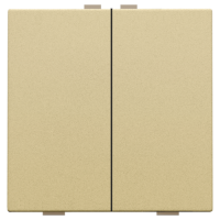 Niko Home Control Золото Кнопка двойная, 221-51002