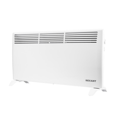 REXANT Конвектор электрический с механическим термостатом, 2кВт, СТИЧ-нагревательный элемент, ножки, 60-0120