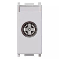 Vimar Розетка TV+RD+SAT 1DB концевая "папа", серебро, 14300.01.SL