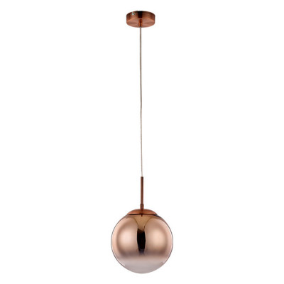 Arte Lamp JUPITER copper, Подвес, цвет арматуры - КРАСНАЯ БРОНЗА, цвет плафона/декора - КРАСНАЯ БРОНЗА, ПРОЗРАЧНЫЙ, 1х60W E27, A7961SP-1RB