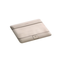 54021 - Выдвижной розеточный блок - неукомплектованный - IP 40 - 4 модуля - нержавеющая сталь, Legrand