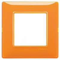 Vimar Накладка для 2 модулей рефлекс оранжевая, 14642.48