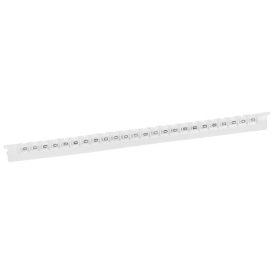 Legrand Маркер Memocab - ширина 2,3 мм - чёрная маркировка на белом фоне - цифра 0, 037780