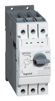 Legrand Автоматический выключатель для защиты электродвигателей MPX? T63H 17A 50kA, 417362