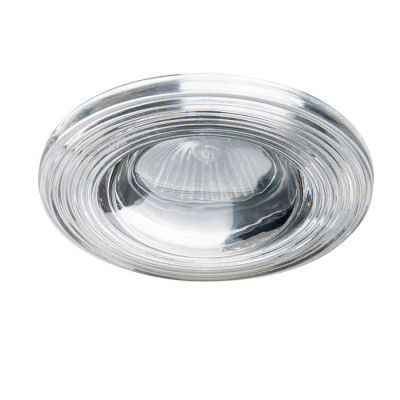 Lightstar 006880 Светильник DIFESA PIANO CR MR16 IP44 БЕЛЫЙ/ПРОЗРАЧНЫЙ (в комплекте)