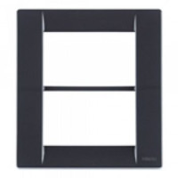 Vimar Накладка для 6 модулей (3+3) пластик серый графит, 16747.15