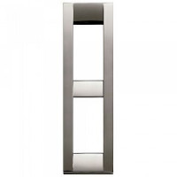 Vimar Накладка на 2 модуля для панелей металл черный хром, 16782.31 Vimar Накладка на 2 модуля для панелей металл черный хром, 16782.31