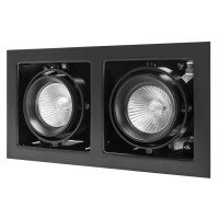Lightstar 214028 Светильник CARDANO 16Х2 MR16/HP16 ЧЕРНЫЙ (в комплекте)