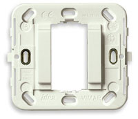 Vimar Суппорт 1 модуль для коробки квадратной, белый, 17086.B