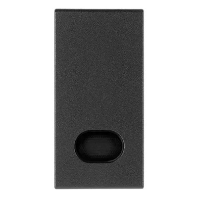 Vimar Клавиша на 1 модуль с диффузором, серая, 19026