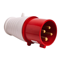 Вилка переносная 024 3Р+РЕ 32А 380В IP44 EKF PROxima