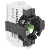 Legrand Комплектующий блок для кнопок - Osmoz - для компл. - без подсветки - пружин. клеммы - Н.О. + 1-постовой монт. адаптер, 023102