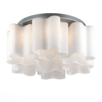 ST LUCE SL116.502.06 Люстра потолочная ST-Luce Серебристый/Белый E27 6*60W