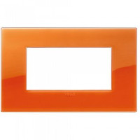 Vimar Накладка CLASSIC на 4 модуля рефлекс оранжевый, 19654.63