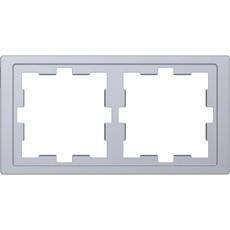 D-Life Рамка 2-ная, нерж. сталь