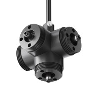 Maytoni Technical Х-образный вертикальный коннектор для системы Shelf с вводом питания, CA019L4C-P-B
