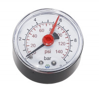 Манометр аксиальный MVI, до 10 бар, D50 мм, подключение G1/4, AM.5010.03