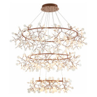 ST LUCE SL379.203.486 Люстра подвесная ST-Luce Медный/Белый LED 486*0,5W 3500K  (из 3-х коробок)