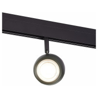 ST LUCE ST355.446.10 Магнитный трековый светильник Черный LED 1*10W 4000K 470Lm Ra>80 36° IP20 L120xW50xH176 48V