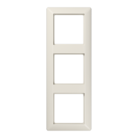 Рамка для вертикальной и горизонтальной установки, 3 поста; дюропласт; слоновая кость; AS500, AS583