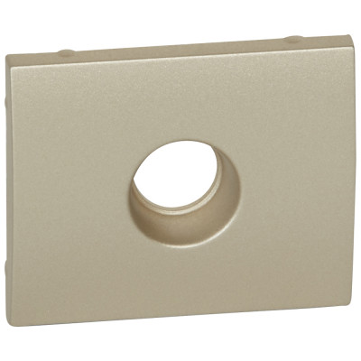 Legrand Лицевая панель - Galea Life - для простой розетки TV Кат. № 7 759 65/66/77 и 7 756 80 - Titanium, 771466