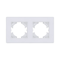 Рамка 2-постовая, белый Kollinger Eleganz Acryl EA2WH Рамка 2-постовая, белый Kollinger Eleganz Acryl EA2WH