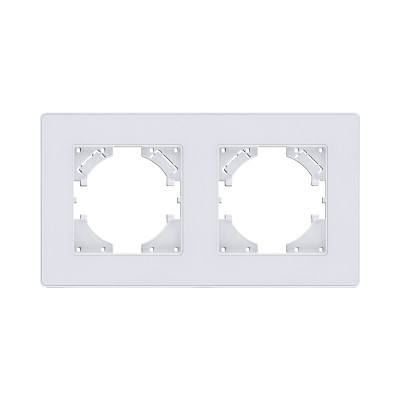 Рамка 2-постовая, белый Kollinger Eleganz Acryl EA2WH