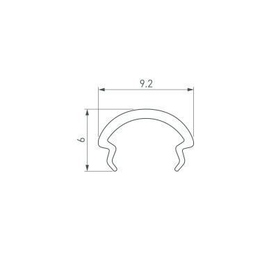 Экран матовый ROUND-D10.5-2000 OPAL (Arlight, Пластик), 029567