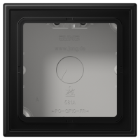 Коробка накладного монтажа 1 пост, с негорючим основанием и встроенной рамкой; дюропласт; черный матовый, LS581ASWM Коробка накладного монтажа 1 пост, с негорючим основанием и встроенной рамкой; дюропласт; черный матовый, LS581ASWM