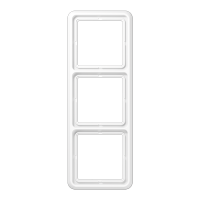 Рамка для вертикальной и горизонтальной установки ударопрочная, 3-кратная; белая, CD583WUWW