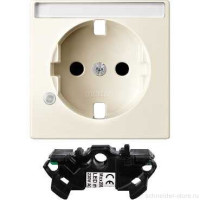 SM Накладка для розетки со шторк., с полем для надписи и светодиодн. модулем беж. SM Накладка для розетки со шторк., с полем для надписи и светодиодн. модулем беж.