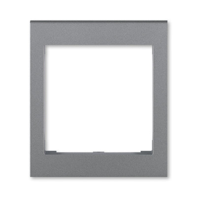 3901H-A00355 69 - Накладка на рамку ABB Levit 55х55 промежуточная сталь - 2CHH010355A4069