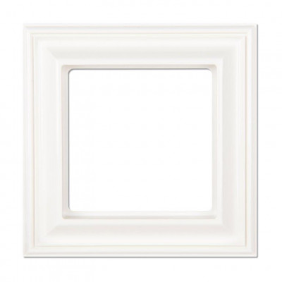 Рамка 1-пост; термопласт; белый; Eco Deco, EPD481WW