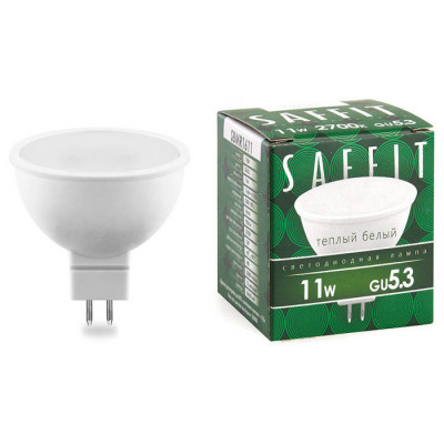 Лампа светодиодная, 11W 230V GU5.3 2700K MR16, SBMR1611, Feron 55151