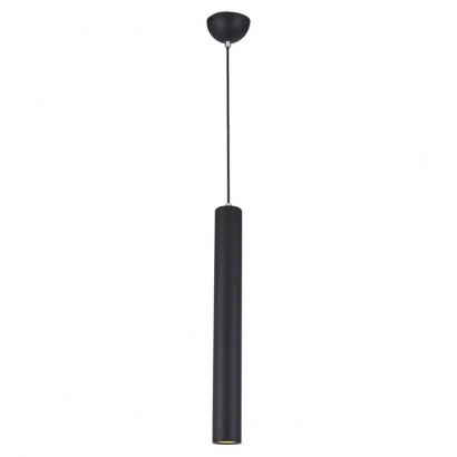 LUSSOLE CORNVILLE Подвесной светильник, цвет основания - черный, плафон - металл (цвет - черный), 1x3W LED, LSP-8111