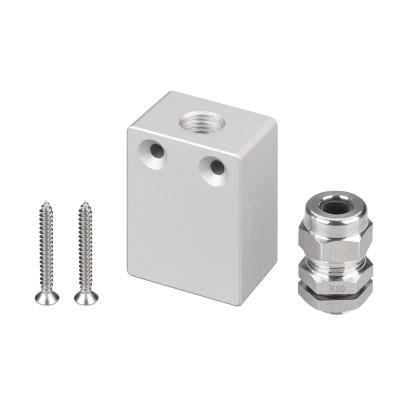 Заглушка ARH-FLOOR27-H28-DOWN с отверстием (Arlight, Металл), 040161