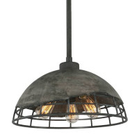 LUSSOLE MEDFORD Подвесной светильник, цвет основания - серый, 3x60W E27, LSP-9643