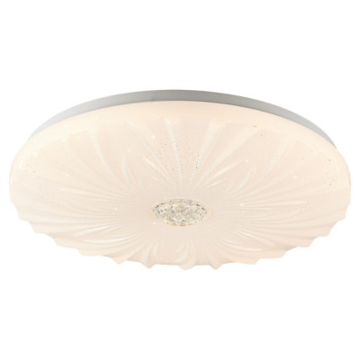 LUSSOLE MOONLIGHT Потолочный светильник, цвет основания - белый, плафон - акрил (цвет - белый), 1x72W LED, LSP-8318