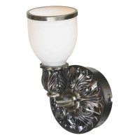 LUSSOLE FURLO Спот, цвет основания - бронзовый, плафон - стекло (цвет - белый), 1x40W E14, LSL-7301-01