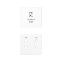 накладка бритвенной розетки белая, SOA7522WWPL