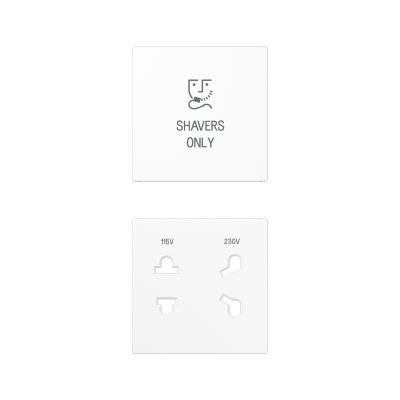 накладка бритвенной розетки белая, SOA7522WWPL