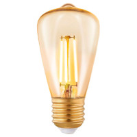 11553 Светодиодная лампа филаментная ST48, 3,5W (E27), L100, 2200K, 220lm, янтарь