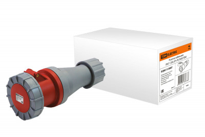 Розетка кабельная IP67 125А 3Р+РЕ 380В TDM Electric, SQ0611-0007