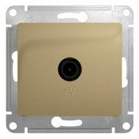 GLOSSA TV РОЗЕТКА проходная 4DB, механизм, ТИТАН