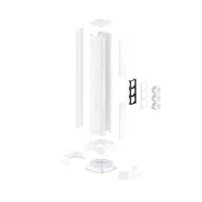 ДКС Основание для колонн запасное, цвет белый, 09592BR