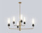 Потолочный светильник с мрамором E14*6, AMBRELLA LIGHT, LH53263