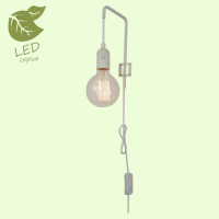 LUSSOLE TANAINA Бра, цвет основания - белый, 1x10W E27, GRLSP-8041