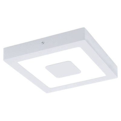 96488 Уличный светодиодный настенный светильник IPHIAS, 16,5W(LED), 225х225, литой алюминий, белый //