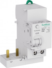 Systeme9 Блок диф. тока (БДТ) 25A 2P 30мА Тип-AC 230В, Systeme Electric, S9V12225